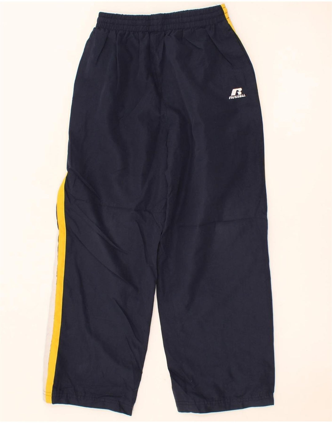 RUSSELL ATHLETIC Boys Tracksuit Trousers 10-11 Years Medium Navy Blue Vintage Russell Athletic and Second-Hand Russell Athletic from Messina Hembry 