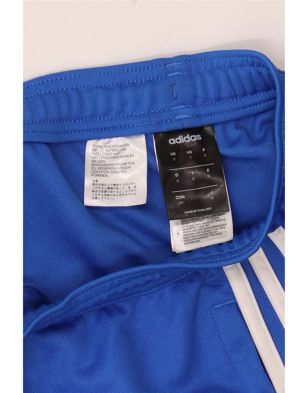 Γυναικεία αθλητική φόρμα ADIDAS Climalite UK 10 Small Blue Polyester