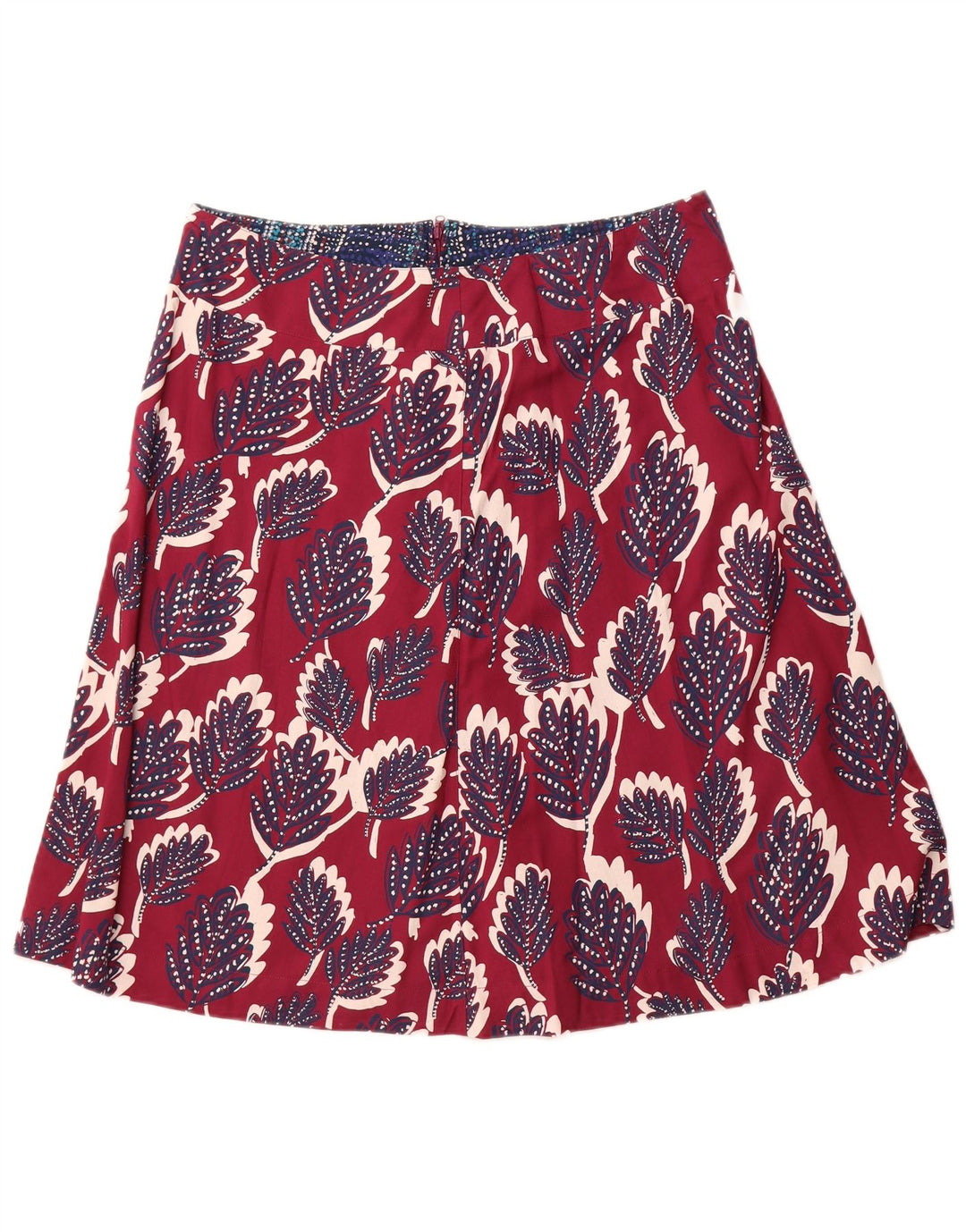 WHITE STUFF Γυναικεία φούστα A-Line UK 14 Μεγάλη W34 Ροζ φλοράλ βισκόζη