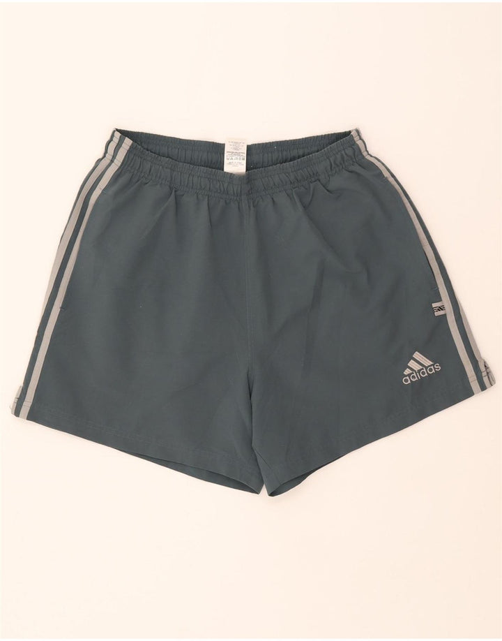 Ανδρικό αθλητικό σορτς Adidas από μεσαίο πράσινο πολυεστέρα
