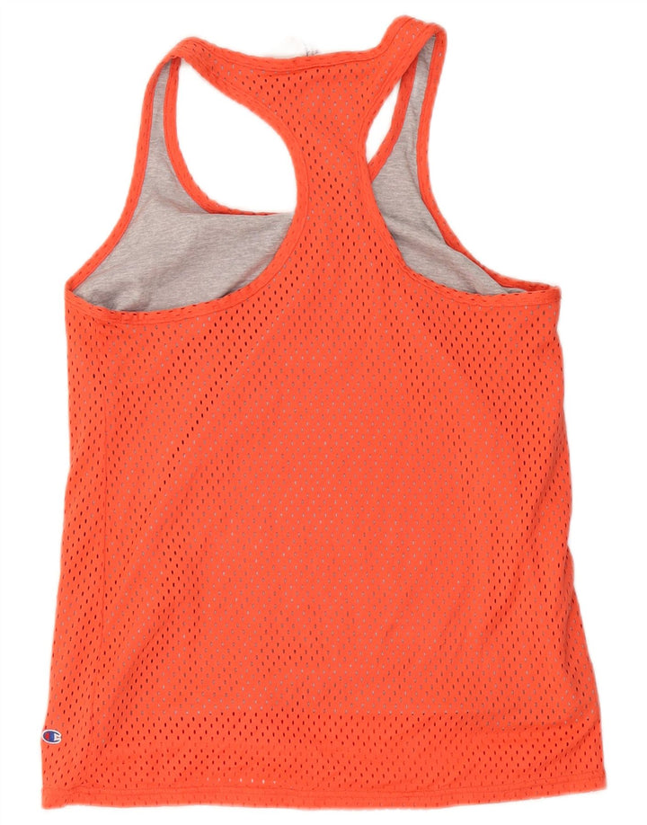 Champion Womens Athletic Fit Graphic Vest Top 14 μεσαίο πορτοκαλί πολυεστέρας
