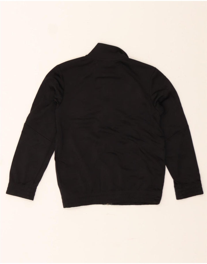 ADIDAS Boys Tracksuit Top Jacket 7-8 Years Black Polyester Vintage Adidas and Second-Hand Adidas from Messina Hembry 