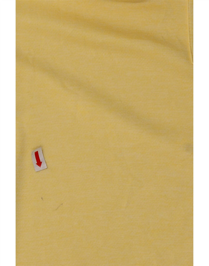 IZOD Mens Salt Water Polo Shirt XL Yellow Polyester Vintage Izod and Second-Hand Izod from Messina Hembry 