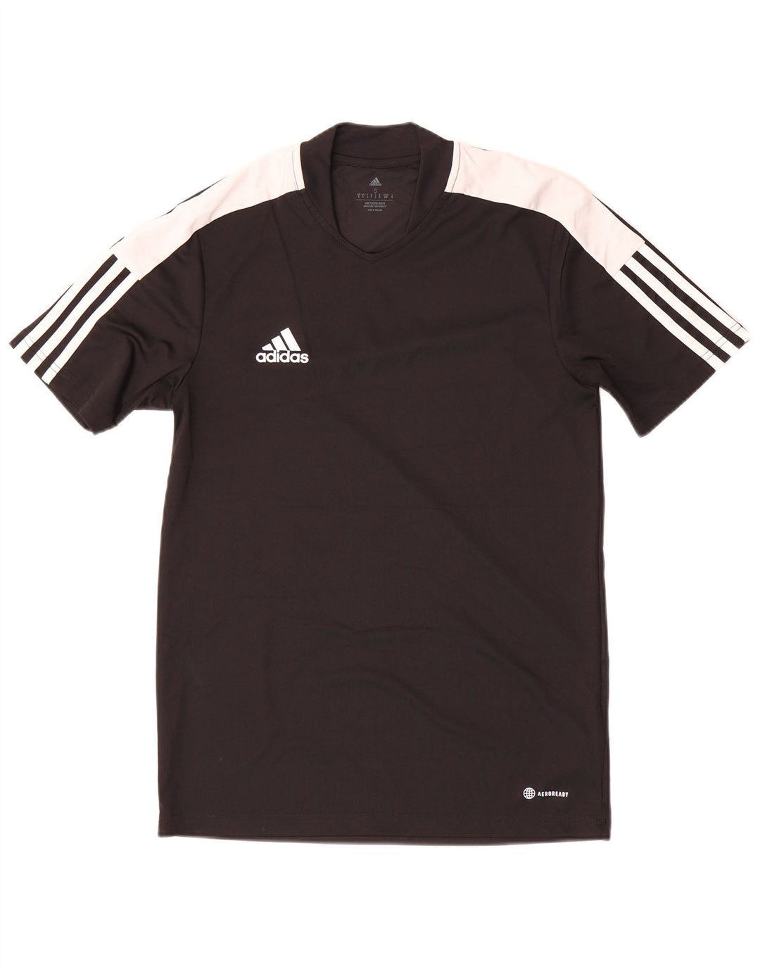 Adidas Ανδρικό T-Shirt Aeroready Top Small Black Colourblock Πολυεστέρας