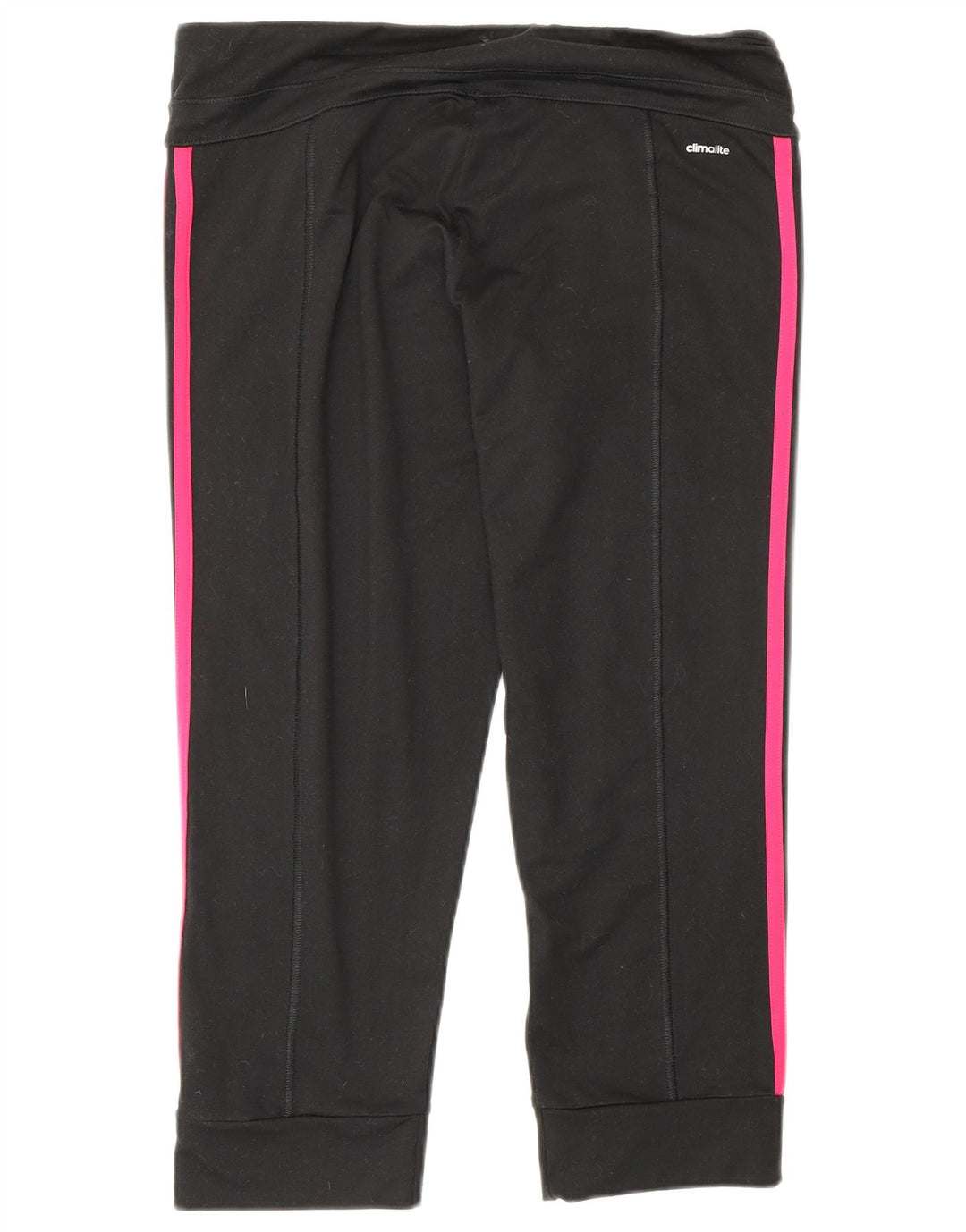 Adidas Γυναικεία κολάν Capri Climalite UK 12/14 Μεσαίο μαύρο πολυεστέρα