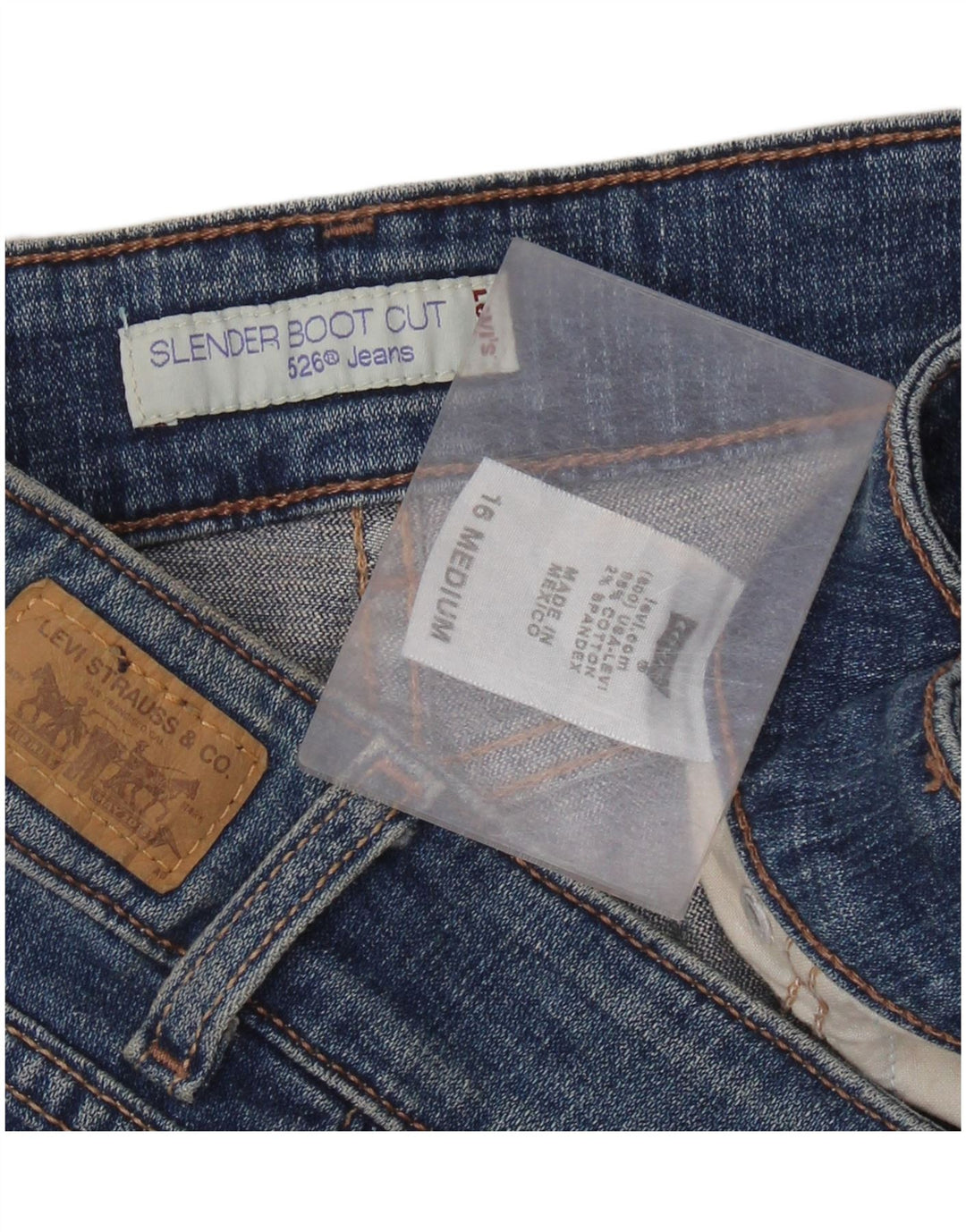 LEVI'S Γυναικείο 526 Ψηλόμεσο Bootcut Τζιν US 16 2XL W36 L32 Μπλε