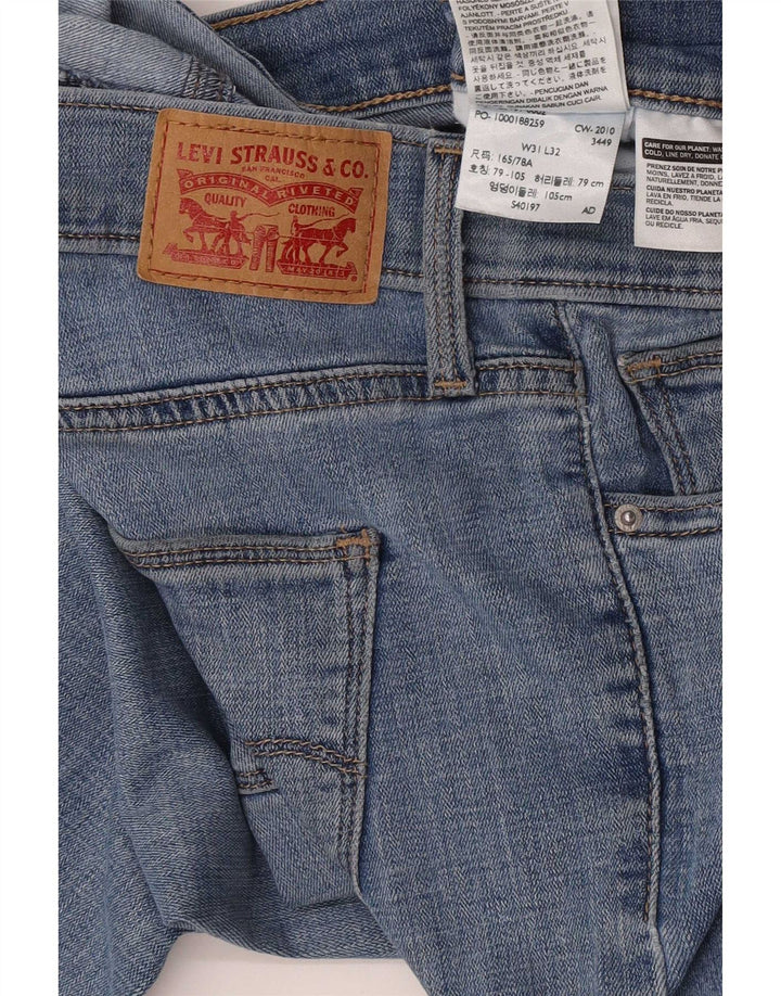 Γυναικείο Slim Jeans Levi's W31 L32 Blue Cotton