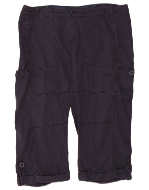 Weird Fish Γυναικείο ίσιο παντελόνι Capri UK 16 Large W38 L18 Navy Blue