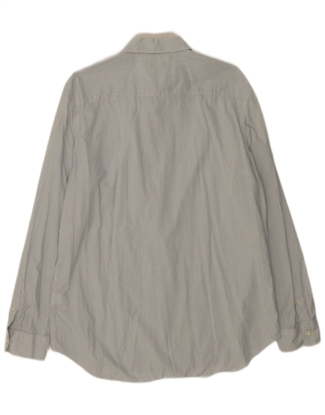 Zara Ανδρικό πουκάμισο Regular Fit XL Μπλε ριγέ βαμβακερό
