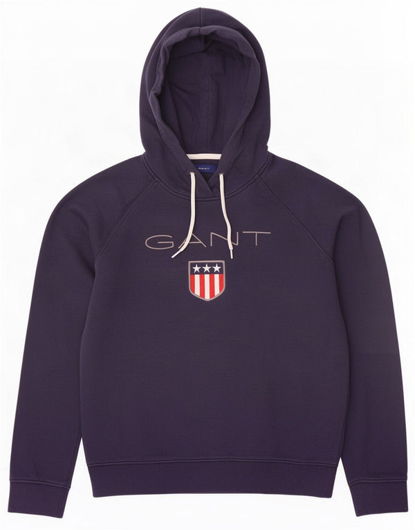 Γυναικείο γραφικό φούτερ Gant Jumper UK 14 Medium Navy Blue Cotton