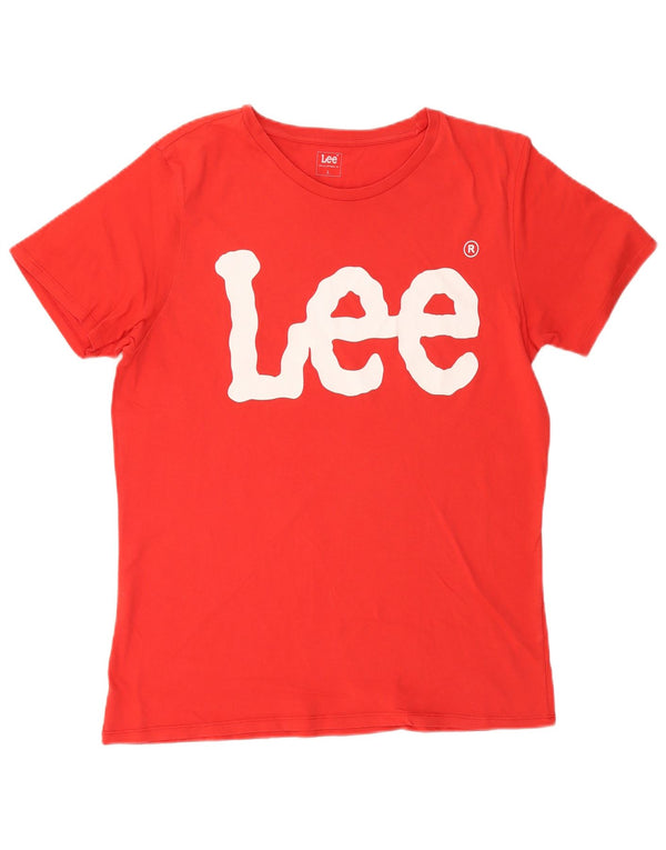 Ανδρικό T-Shirt Lee Graphic Top Large Red