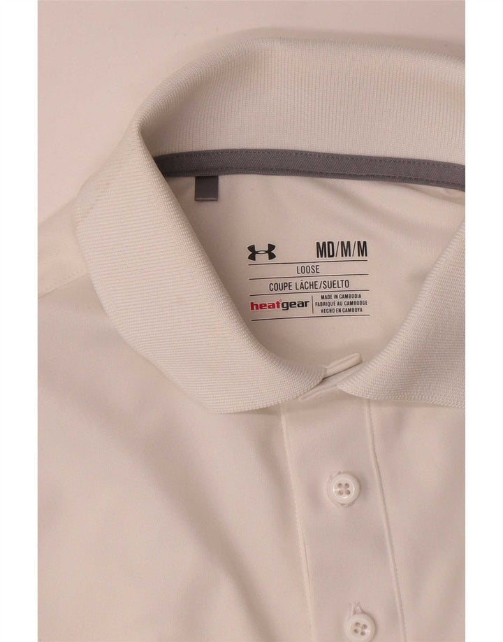 Under Armour Ανδρικό Heat Gear Polo πουκάμισο μεσαίο λευκό