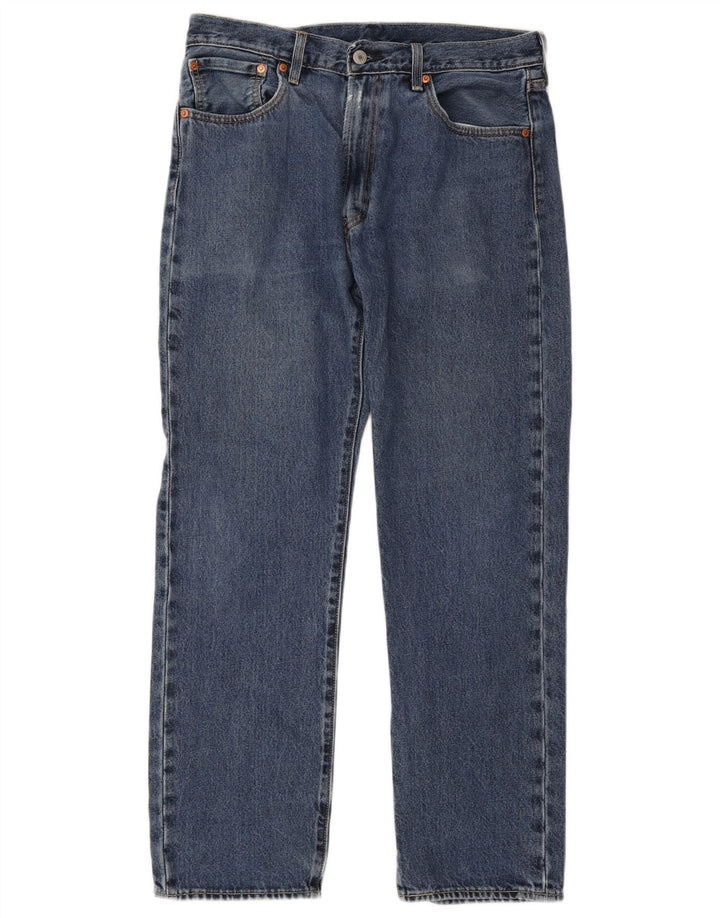 Ανδρικό τζιν Levi's Straight W32 L32 Μπλε βαμβακερό