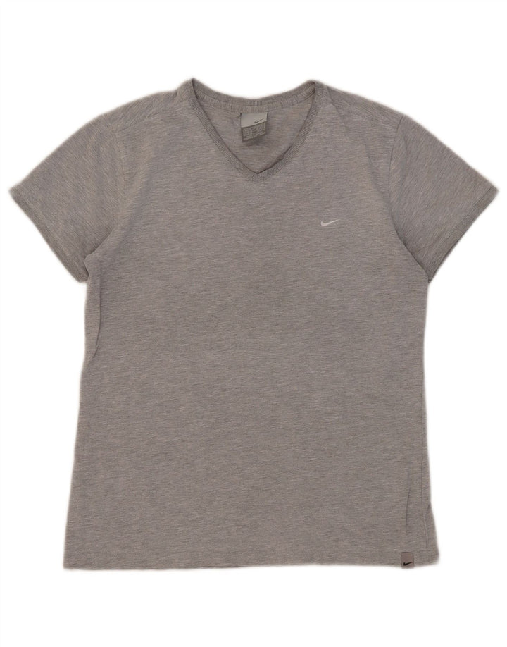 Γυναικείο T-Shirt Nike Top UK 10/12 Medium Grey