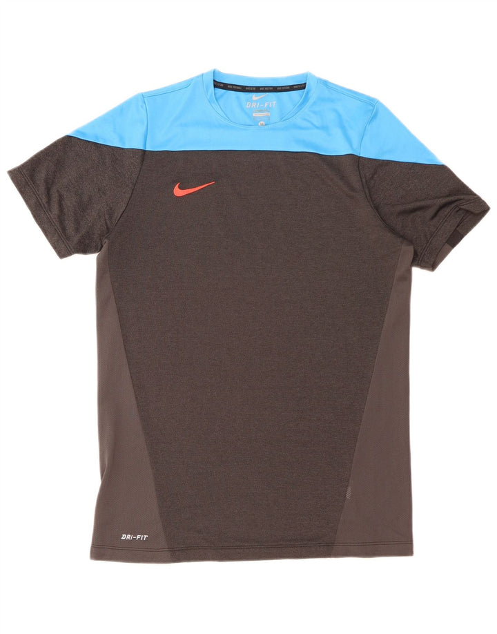 Ανδρικό T-Shirt Nike Dri Fit Τοπ μεσαίου γκρι χρώματος