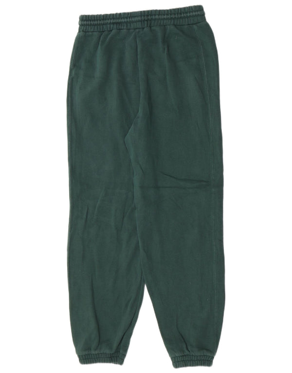 Zara Γυναικεία αθλητική φόρμα Παντελόνι Joggers UK 12 Μεσαίο πράσινο βαμβακερό