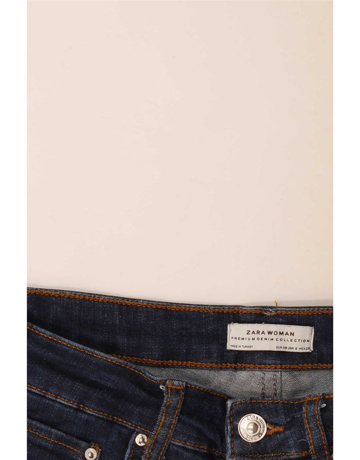 Zara Γυναικείο τζιν EU 38 Small W28 L34 Navy Blue