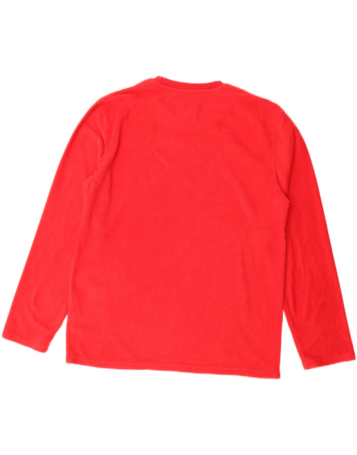 IZOD Ανδρικό Fleece Jumper Μεγάλο Κόκκινο Πολυεστέρας