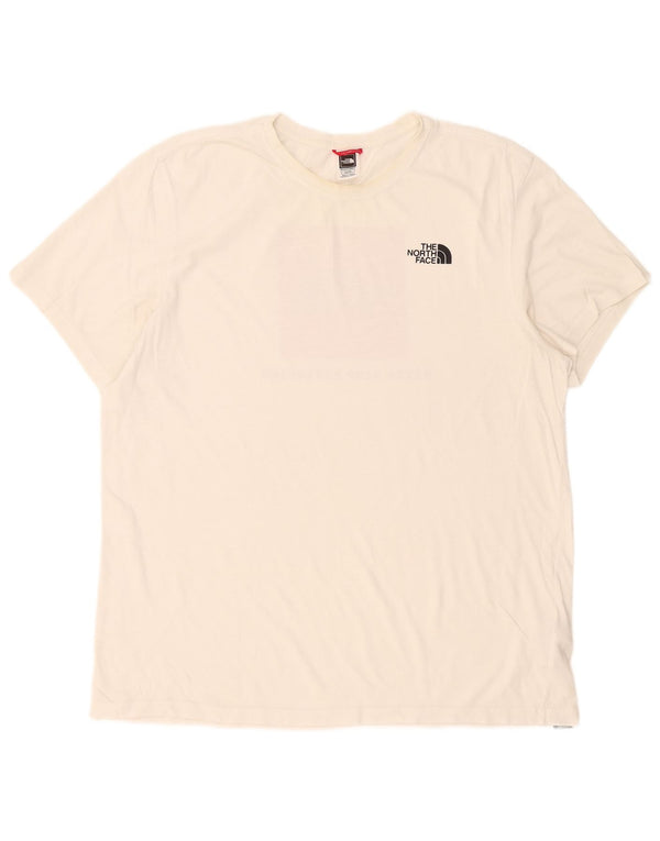 Ανδρικό γραφικό T-Shirt North Face Top XL Λευκό βαμβακερό