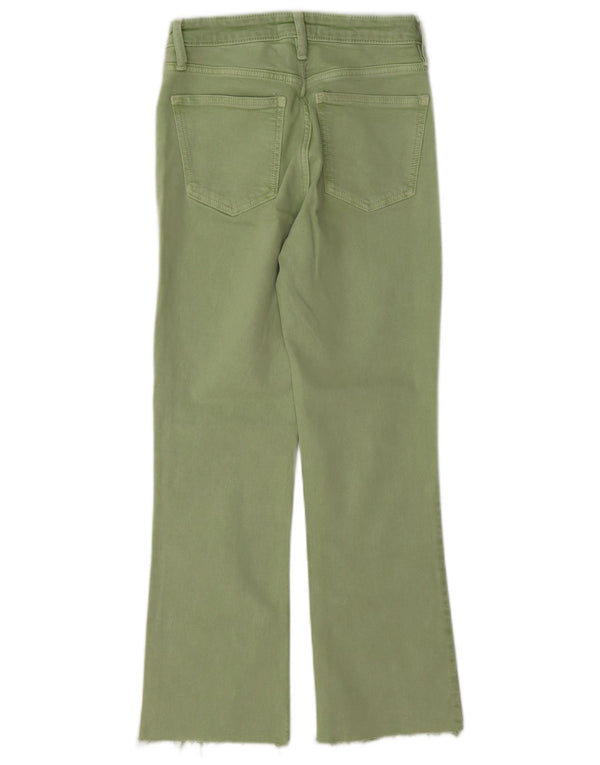 Zara Γυναικείο Straight Jeans EU 34 2XS W24 L27 Green