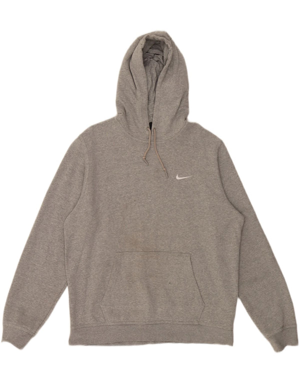 Ανδρικό φούτερ με κουκούλα Nike XL Βαμβακερό γκρι