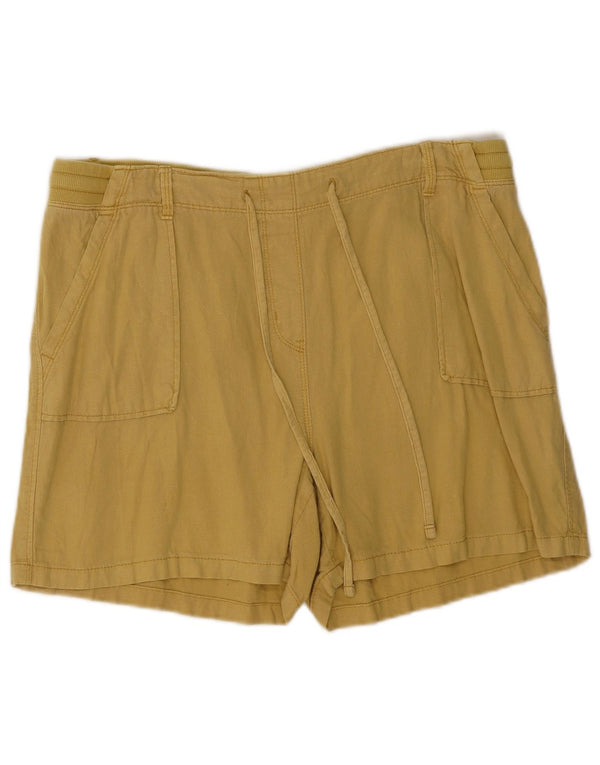 Marks & Spencer Γυναικείο Σορτς UK 16 Large W34 Χακί Λευκό
