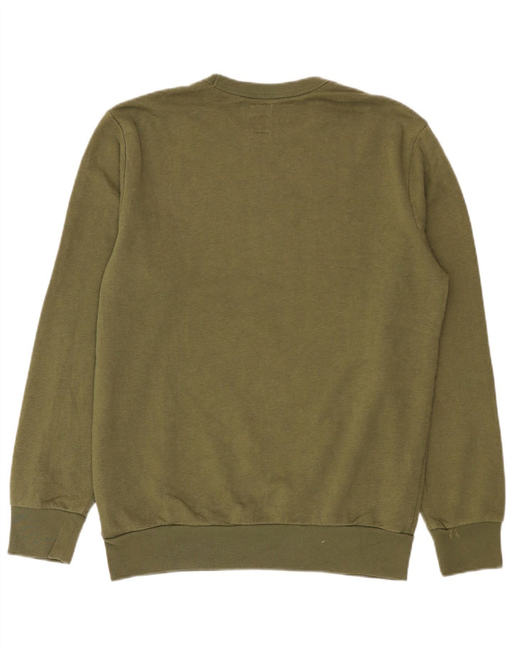 Gap Ανδρικό γραφικό φούτερ Jumper Μικρό Χακί Βαμβακερό
