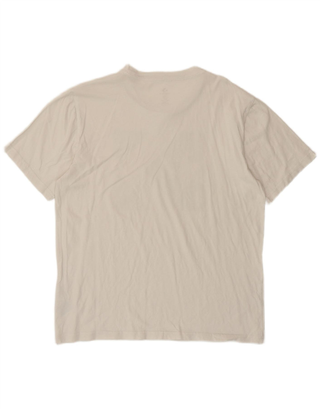 Ανδρικό γραφικό T-Shirt Converse Top από μεσαίο λευκό βαμβακερό
