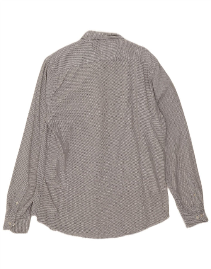 Ανδρικό πουκάμισο Massimo Dutti σε μεσαίο γκρι