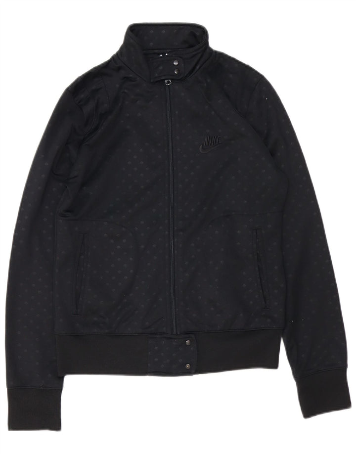 Γυναικεία αθλητική φόρμα Nike Top Jacket UK 10/12 Medium Navy Blue Spotted