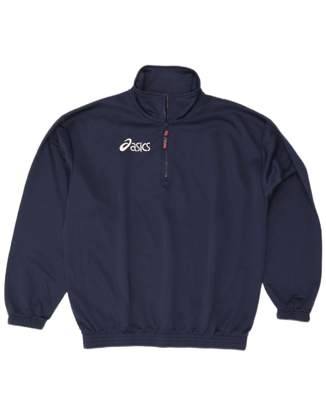 Ανδρικό φούτερ με φερμουάρ Asics Jumper Μεγάλο Navy Blue Polyester