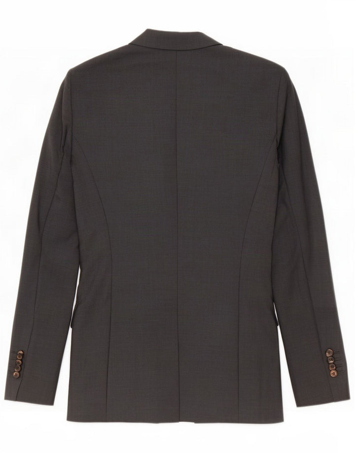 Massimo Dutti Γυναικείο σακάκι με 2 κουμπιά σακάκι EU 38 Small Grey Wool