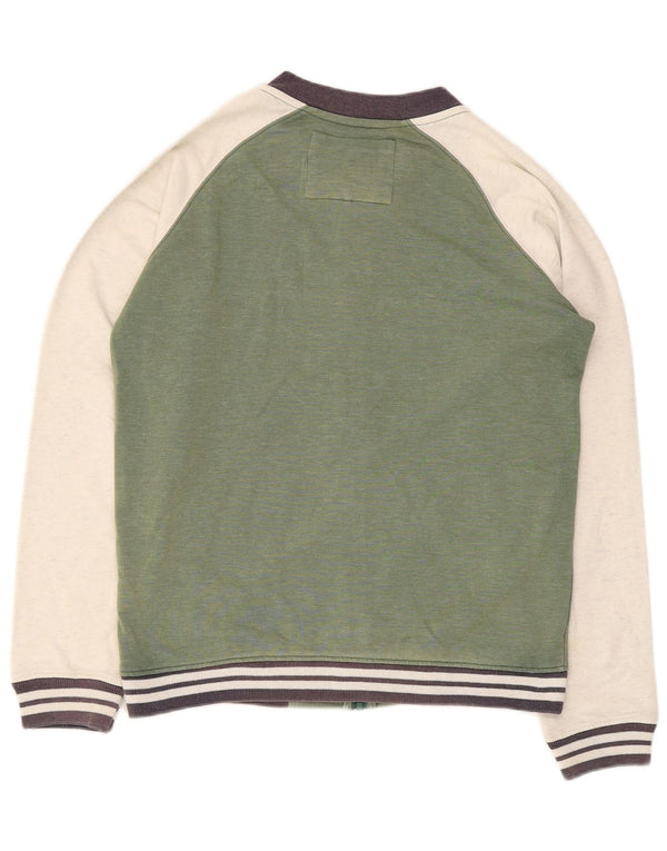 Μπουφάν Quiksilver Boys αθλητική φόρμα 13-14 ετών XL Green Colourblock