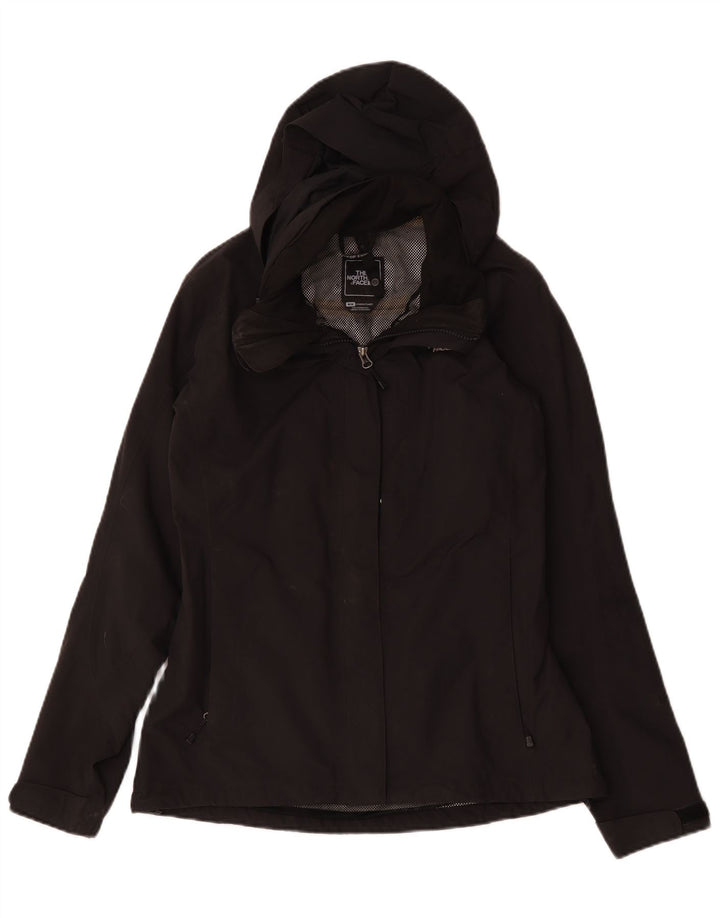 The North Face γυναικείο μπουφάν βροχής με κουκούλα UK 14 μεσαίο μαύρο πολυεστέρα