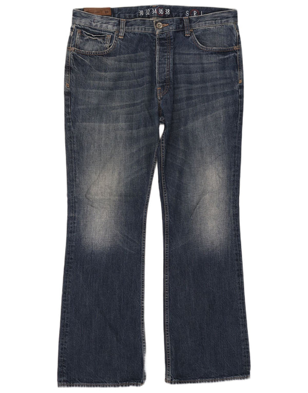 Ανδρικό τζιν μποτάκι Fat Face W36 L32 Navy Blue Cotton