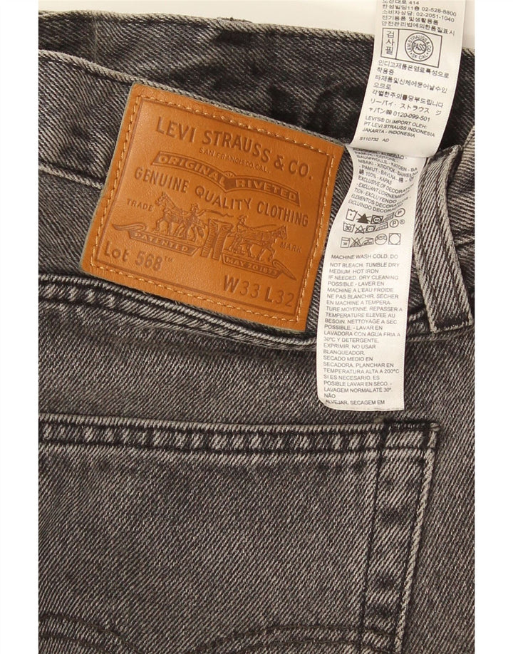 Ανδρικό τζιν Levi's Loose W33 L32 Γκρι βαμβακερό