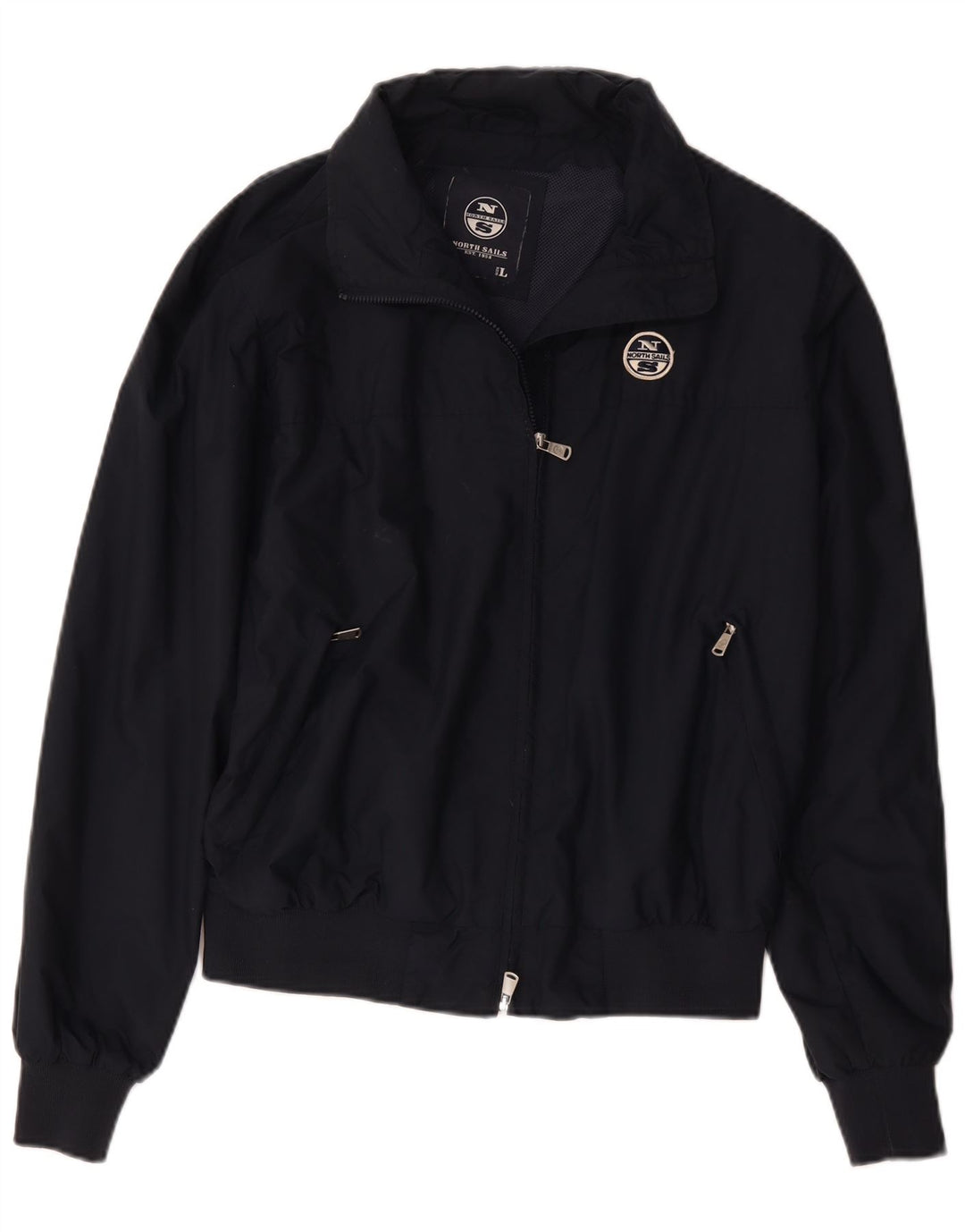North Sails Γυναικείο Bomber Jacket UK 16 Large Navy Blue Polyamide