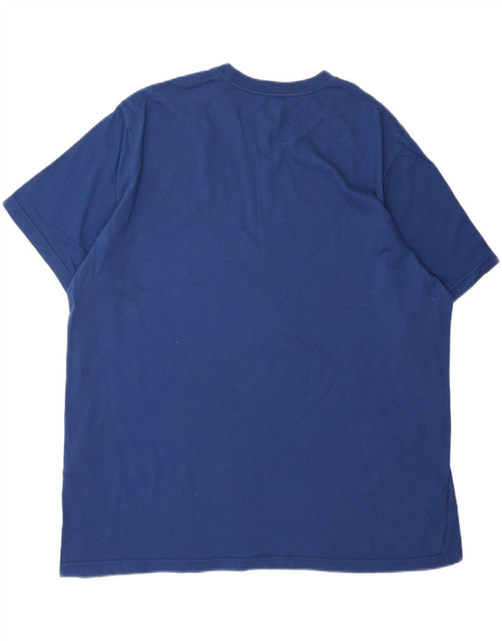 LEVI'S Mens Relaxed Graphic T-Shirt Top XL Blue Cotton Vintage Levi's and Second-Hand Levi's from Messina Hembry 