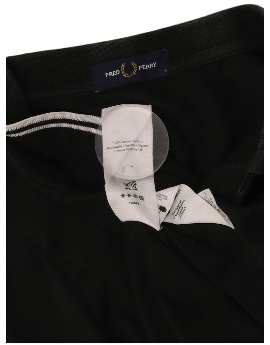 Fred Perry Ανδρικό πουκάμισο Polo μεγάλο βαμβακερό χακί