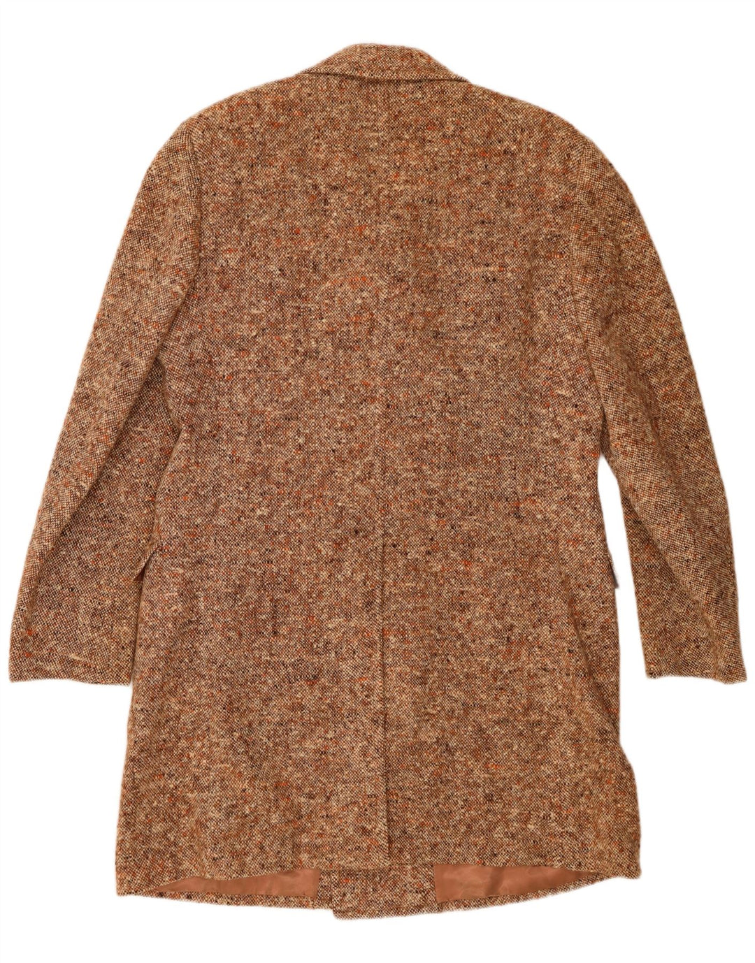 Facis Ανδρικό παλτό με διπλό στήθος IT 52 XL Brown Flecked