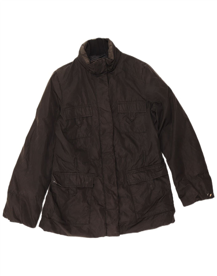 Γυναικείο μπουφάν Marella UK 12 Medium Black Polyamide