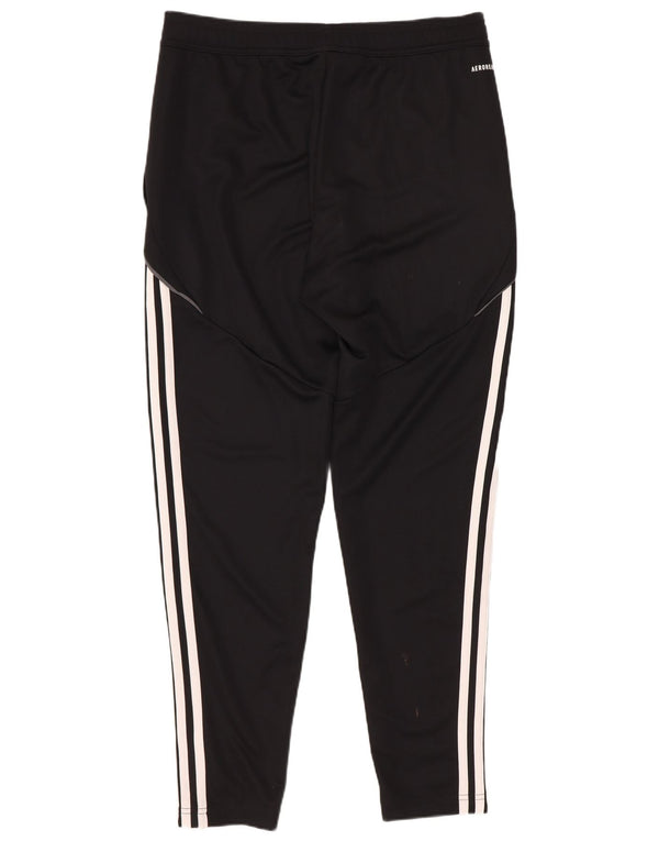 Ανδρική φόρμα Adidas Aeroready Slim Fit Παντελόνι μεσαίο μαύρο πολυεστέρα