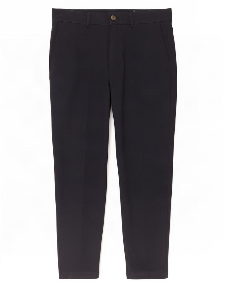 Zara Ανδρικό Slim Suit Παντελόνι EU 44 Large W34 L28 Navy Blue Polyester