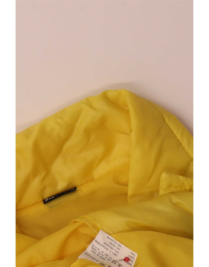 Vintage Ανδρικό Bomber Jacket IT 48 Medium Yellow Colorblock Polyamide