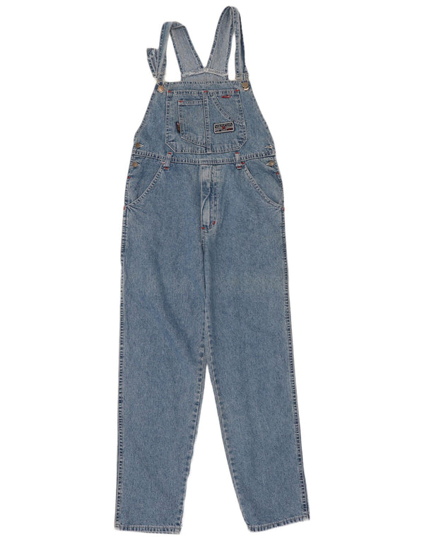 Wampum Womens Cargo Dungarees Tapered Jeans EU 40 Medium W30 L29 Blue