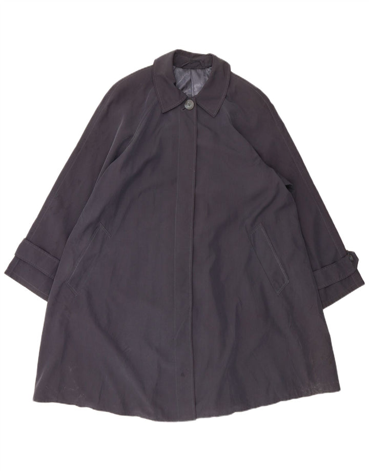 Marks & Spencer Γυναικεία καμπαρντίνα υπερμεγέθη UK 10 Small Navy Blue Modal