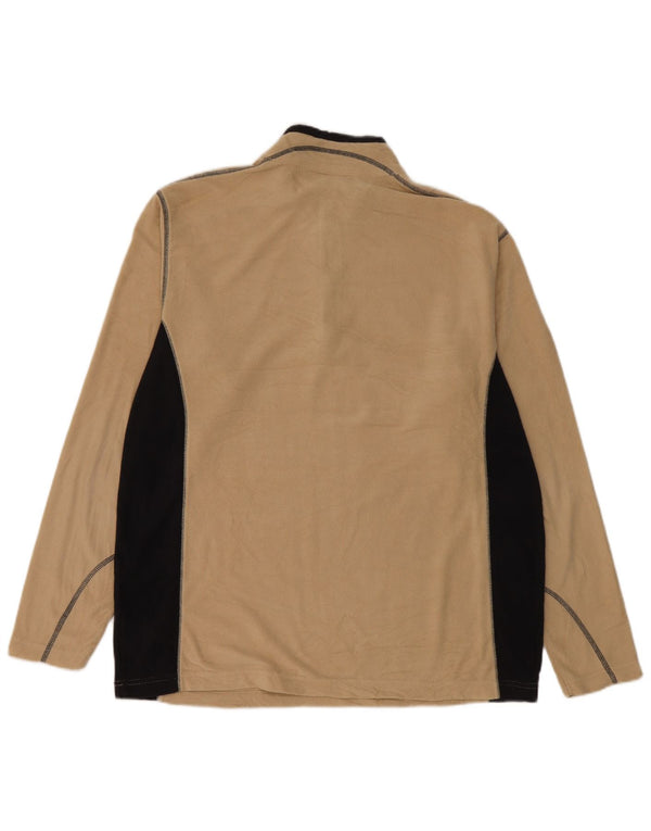 Columbia Ανδρικό φερμουάρ με λαιμόκοψη Fleece Jumper Μεγάλο μπεζ χρωματιστό πολυεστέρας