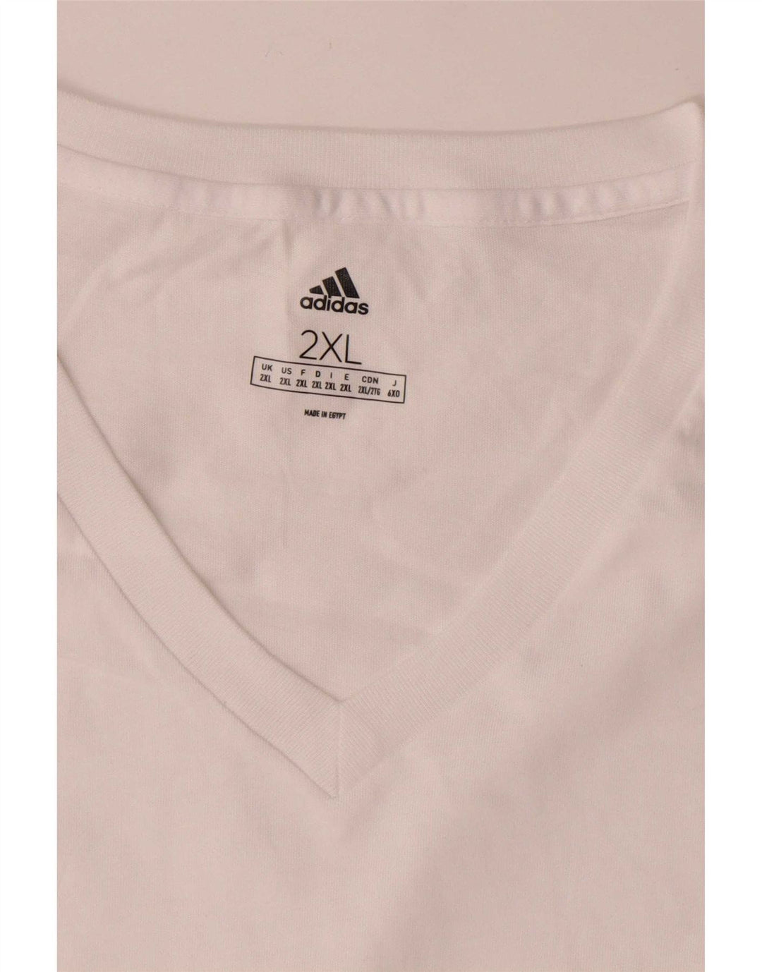 Ανδρικό T-Shirt Adidas Top 2XL Λευκό βαμβακερό