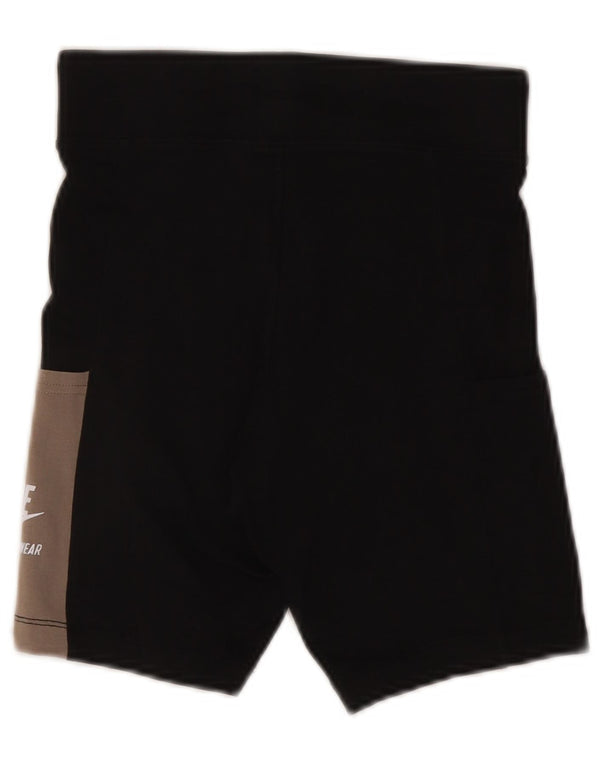 Γυναικείο γραφικό αθλητικό σορτς Nike UK 8 Small Black Courblock Βαμβακερό