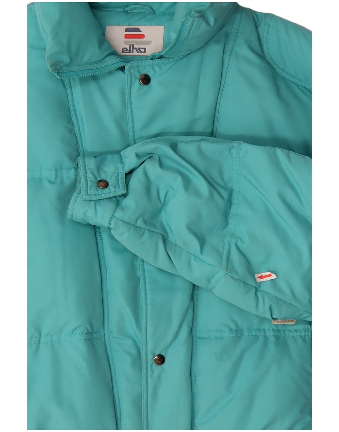 Elho Mens Oversized Jacket IT 50 Large Turquoise Polyester